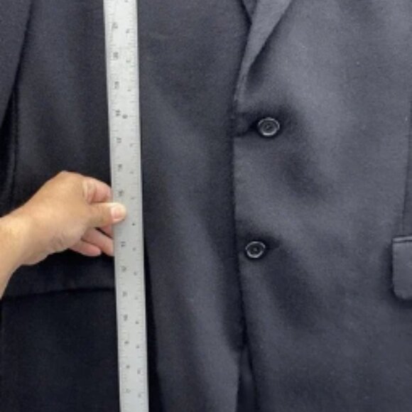 John W Nordstrom x Loro Piana Black 100% Cashmere 2-Btn Blazer Jacket 44L‎ - Picture 6 of 11